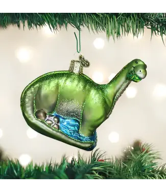 Old World Christmas Brontosaurus