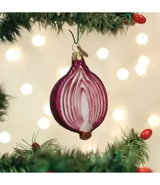 Old World Christmas Red Onion