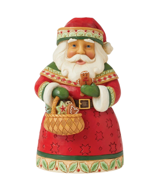 Jim Shore Jim Shore Pint Sized Santa with Cookies Figurine