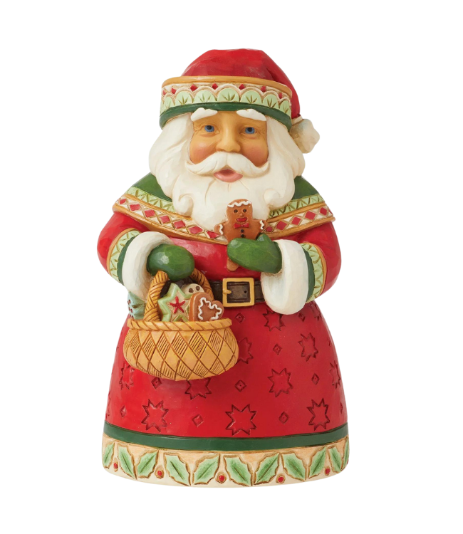 Jim Shore Pint Sized Santa with Cookies Figurine