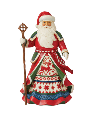 Jim Shore Jim Shore Lapland Santa with Staff Figurine