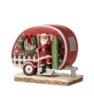 Jim Shore Jim Shore Highland Glen Santa Camper Figurine