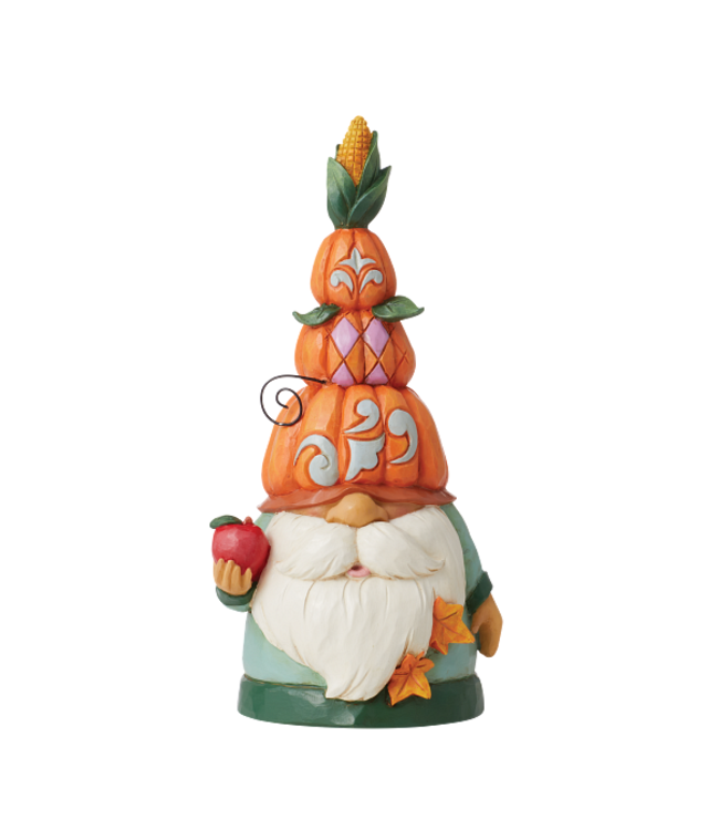 Jim Shore Harvest Pumpkin Hat Gnome Figurine