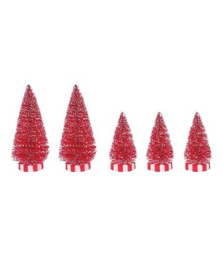 Department 56 Candy Base Trees S/5