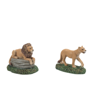 Department 56 Zoological Gardens Lions