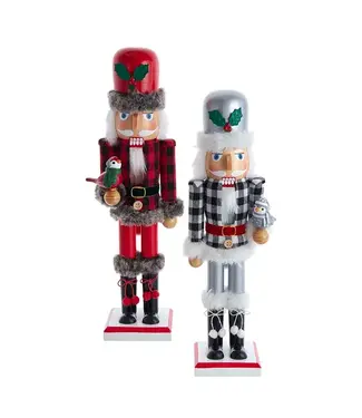 Kurt S. Adler 15" Gingham Nutcracker