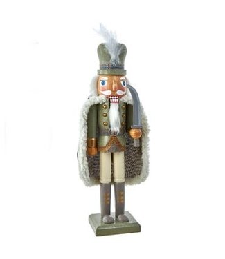 Kurt S. Adler 15" Sage Green Nutcracker