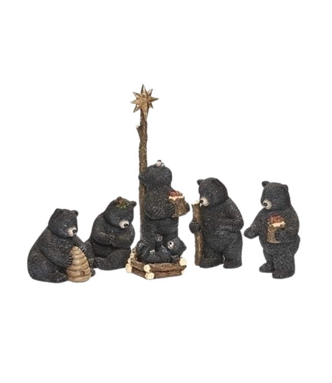 Bear Pageant Nativity Set of 6