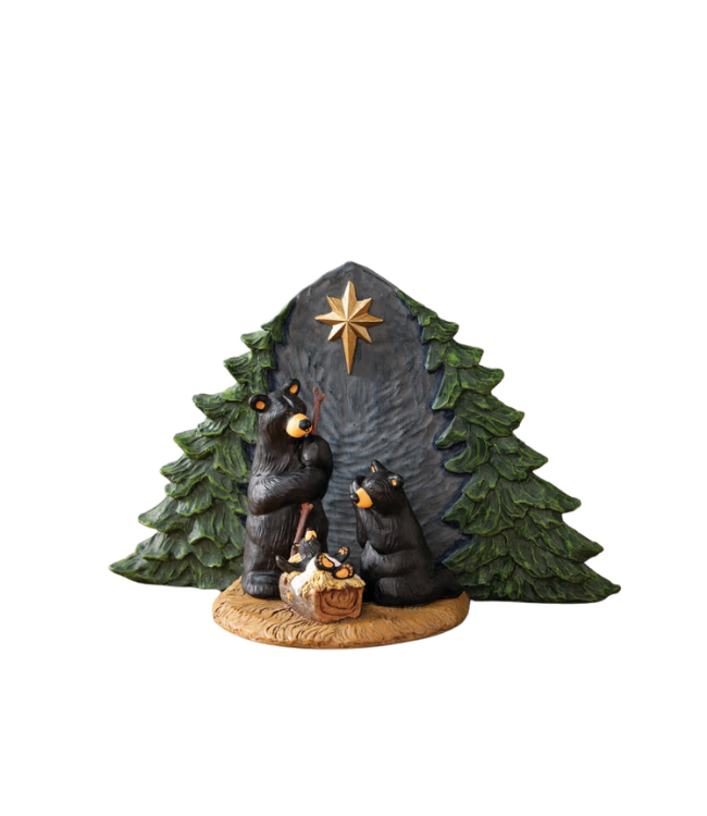 Bearfoots Forest Bear Nativity Figurine