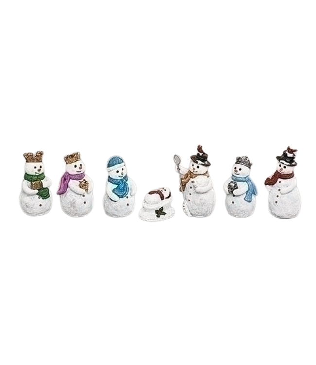 Snowman Nativity Set of 7