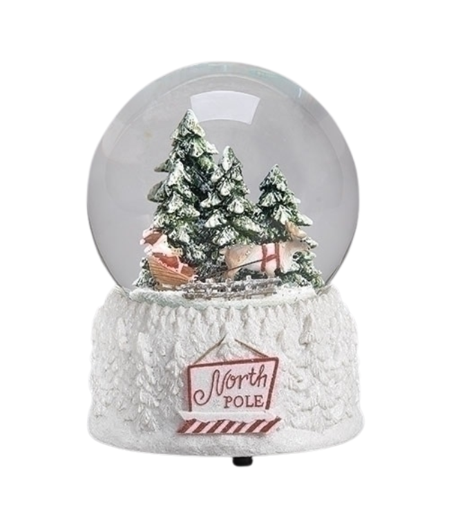 Sleigh in Woods Snowglobe