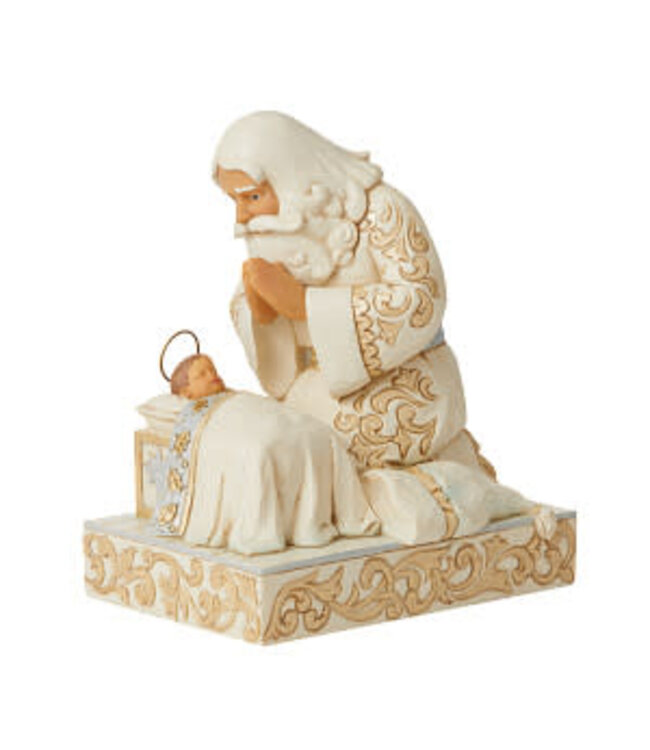 Holiday Lustre Santa with Baby Jesus