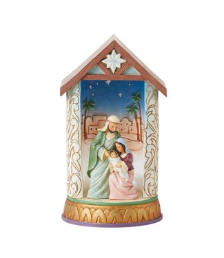 Jim Shore Holy Family Lighted Diorama