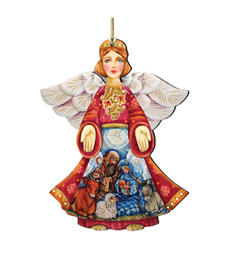 Debrekht Debrekht Nativity Angel Ornament