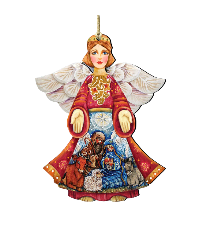 Debrekht Nativity Angel Ornament