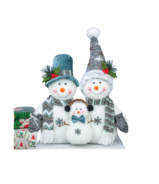 Joyful Snowman Family