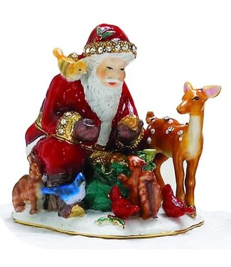 Santa w/ Animals Box