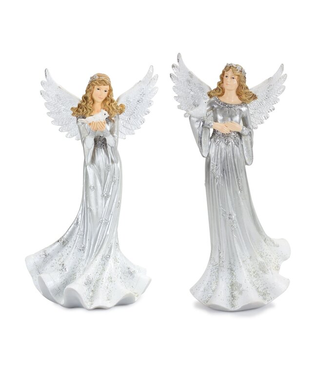 Silver Angel Figures