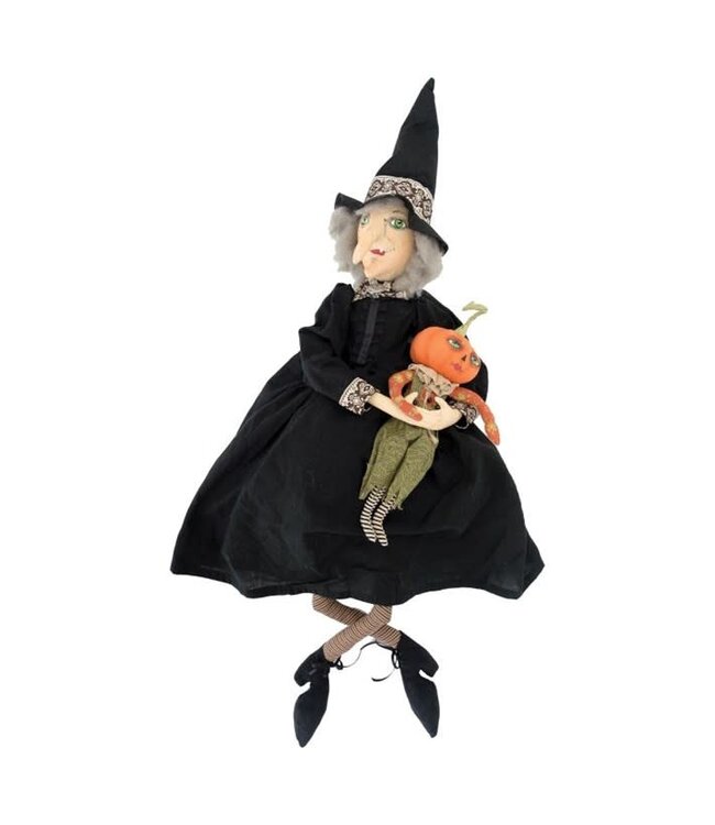 Marleigh Witch and Pumpkin