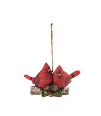 Cardinals on Branch Ornament