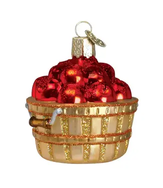 Old World Christmas Apple Basket