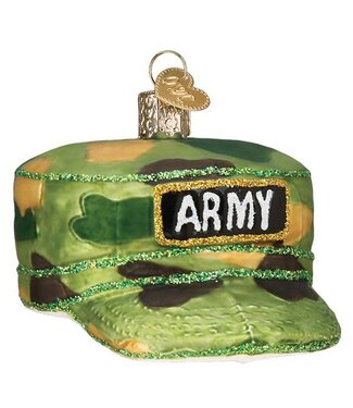 Old World Christmas Army Cap