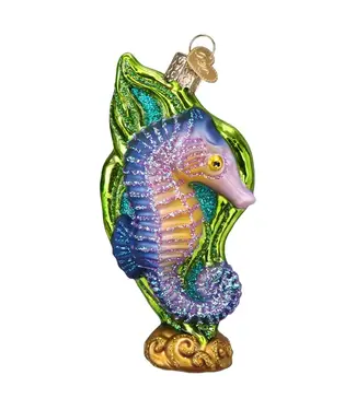 Old World Christmas Bright Seahorse Ornament