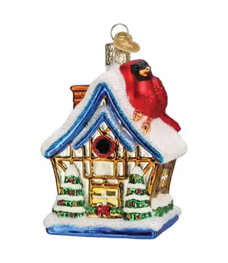 Old World Christmas Cardinal Birdhouse