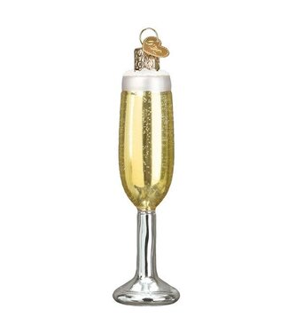 Old World Christmas Champagne Flute