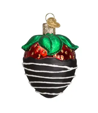 Old World Christmas Chocolate Dipped Strawberry