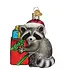 Christmas Bandit Raccoon Ornament