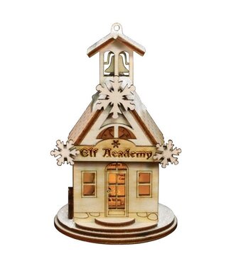 Old World Christmas Elf Academy Schoolhouse