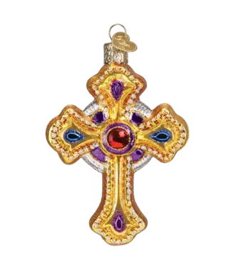 Old World Christmas Ornate Cross Ornament