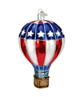 Old World Christmas Patriotic Hot Air Balloon