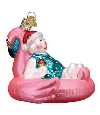 Old World Christmas Pool Float Snowman