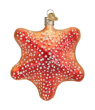 Old World Christmas Red Starfish