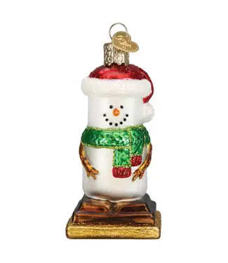 Old World Christmas S'mores Snowman