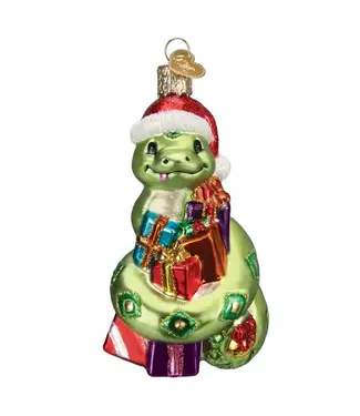 Old World Christmas Santa Snake Ornament