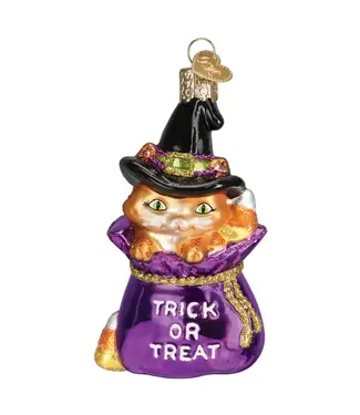 Old World Christmas Trick-or-Treat Kitty