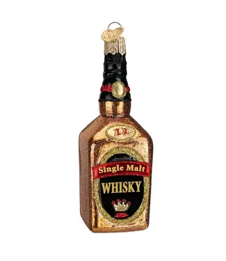 Old World Christmas Whiskey Bottle