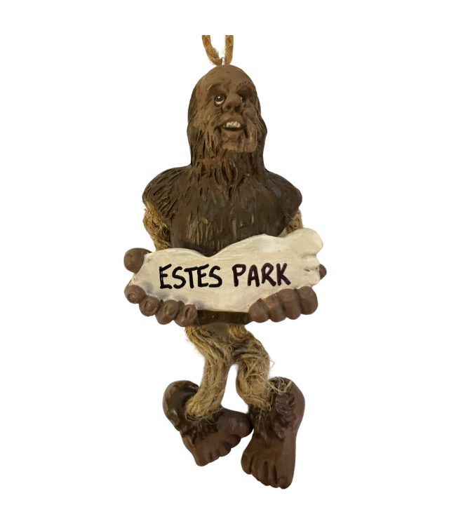 Bigfoot with Estes Park Sign