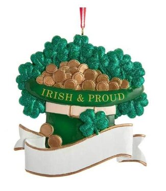 Kurt S. Adler Irish & Proud Hat with Gold