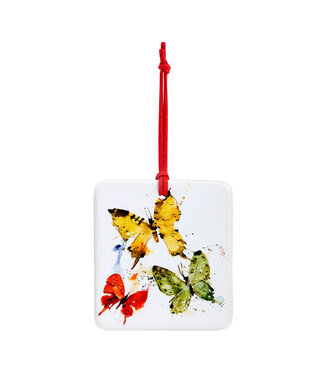 Butterflies Magnet Orn w/ Card