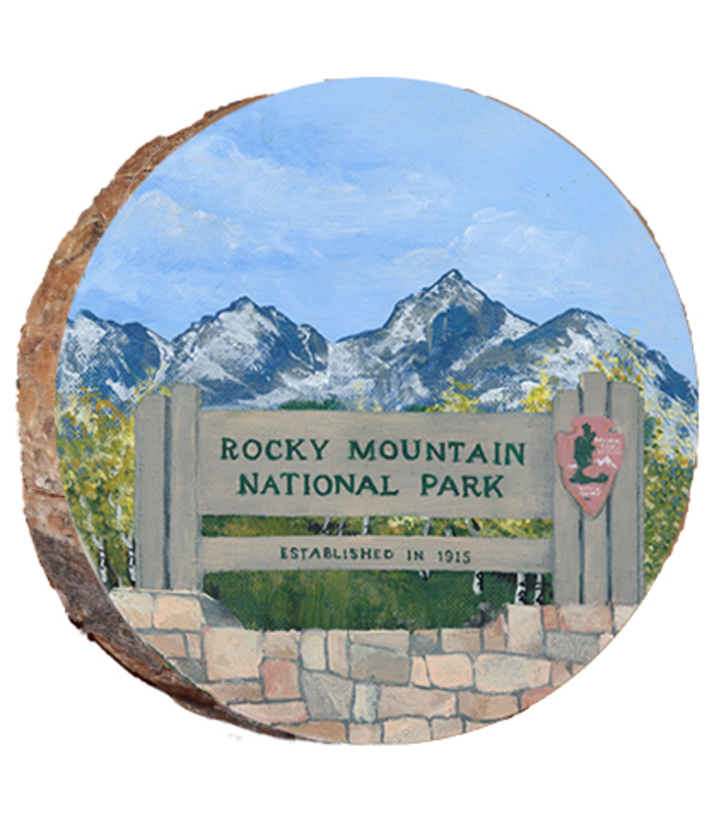 Rocky Mountain National Park Sign