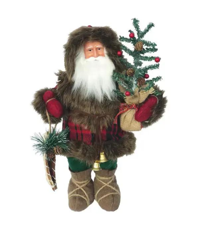 Plaid Woodsman Santa