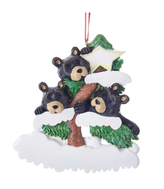 Kurt S. Adler 3 Bear Family on Tree
