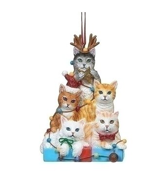 5 Cat Tree Ornament