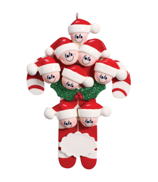 Candy Canes Family of 8