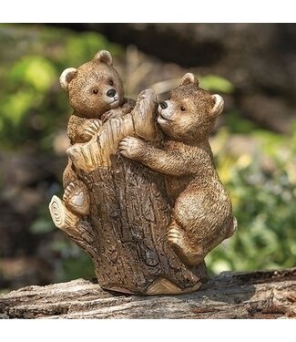 Bear Cubs Statue 10.25in Height