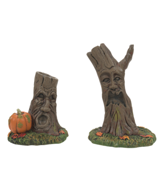 Department 56 Scary Stumps Set of 2